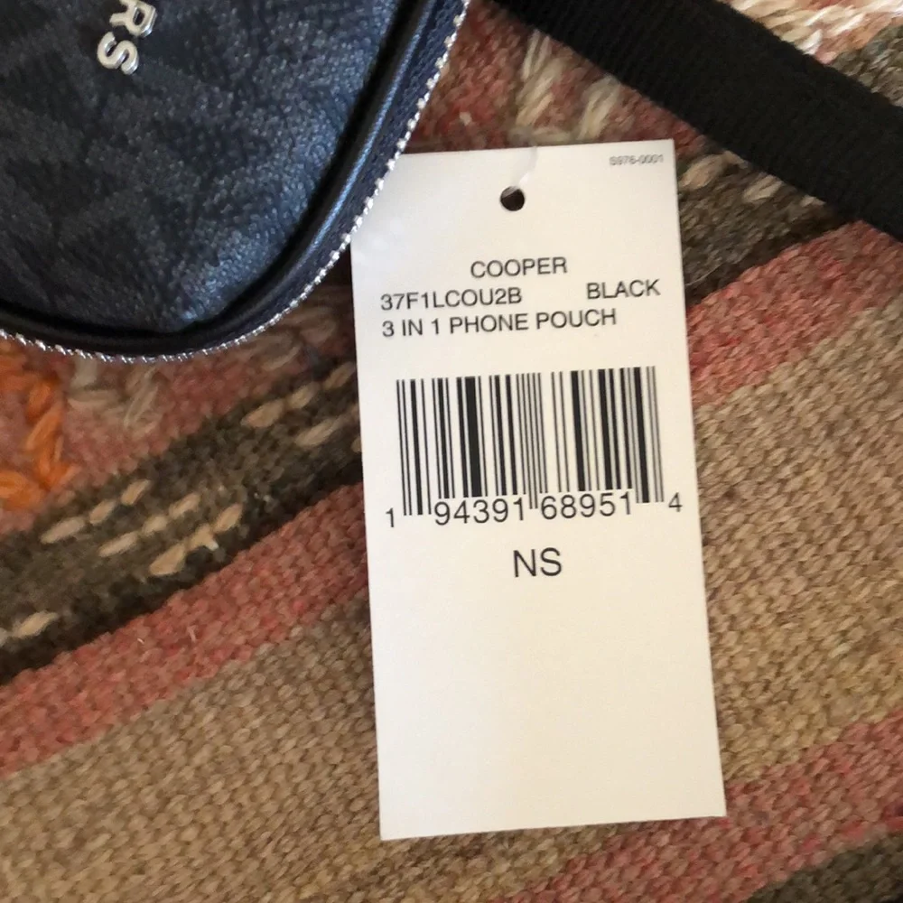 Michael Kors Cooper Jet Set Travel Collection Black 2-in-1 (Men) Phone Pouch